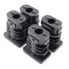 Design61 4 x Threaded Plugs Rectangular Pipe Plugs 30 x