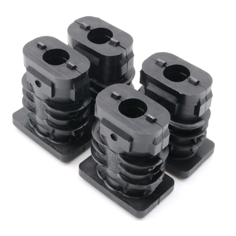 Design61 4 x Threaded Plugs Rectangular Pipe Plugs 30 x