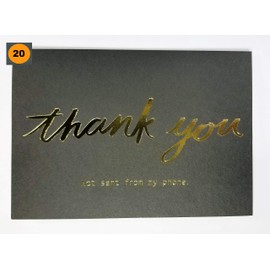 Thank You Cards Notes 20 total, with envelopes. Blank inside for personalizing weddings, baby showers, bridal showers, funerals,