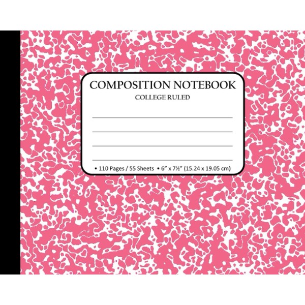 Composition Notebook: Junior Composition Book, College Ruled, 6 x 7-1/2