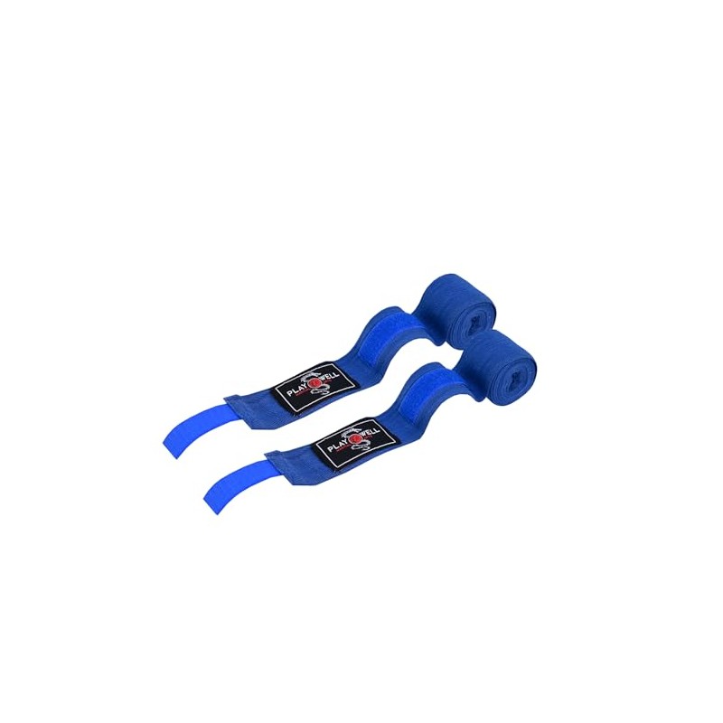 Playwell Marttial Arts 2.5m Blue Kids Boxing Hand Wraps (Pair)