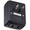 Yazawa Y02FUSK210BK Energy Saving Taps with Lightning Surge 2 Pieces