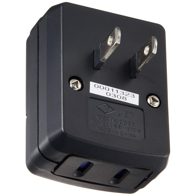 Yazawa Y02FUSK210BK Energy Saving Taps with Lightning Surge 2 Pieces