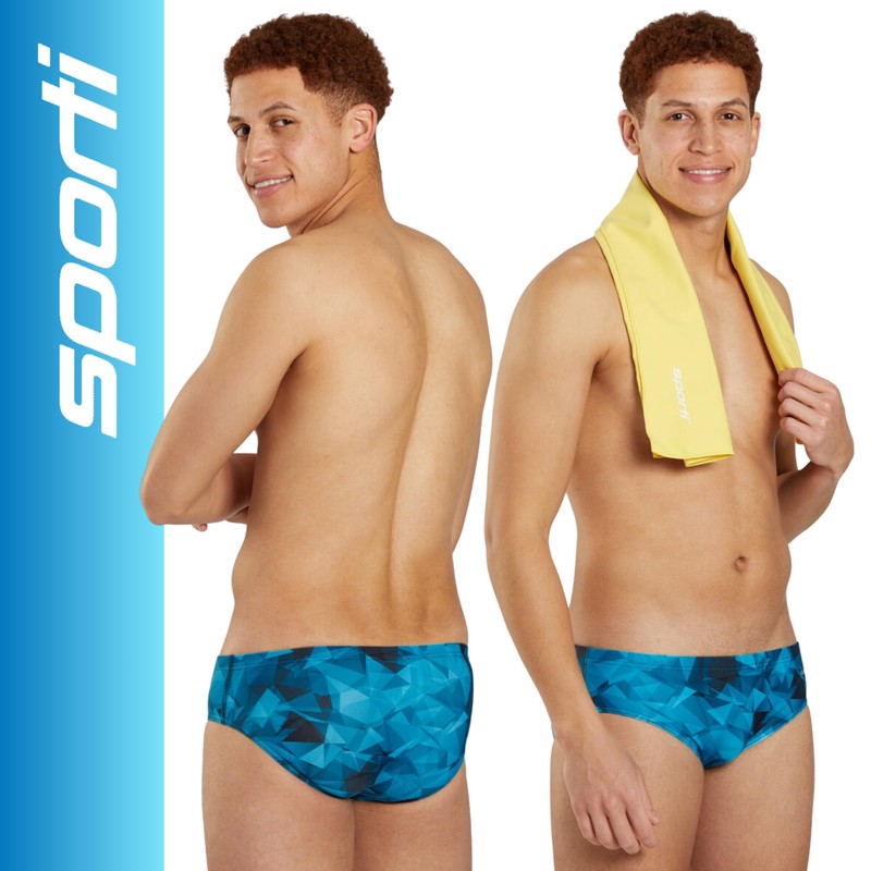 Sporti Boys Athletic Swim Briefs, Chlorine-Resistant Lycra Xtra Life 4-Way