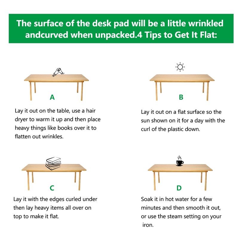 LinkGro Heavy Duty Clear PVC Table Protector 1.5mm Thick 54X54