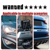 Wanted Car Stickers - Wanted Five Stars Car Window Decals,Motor