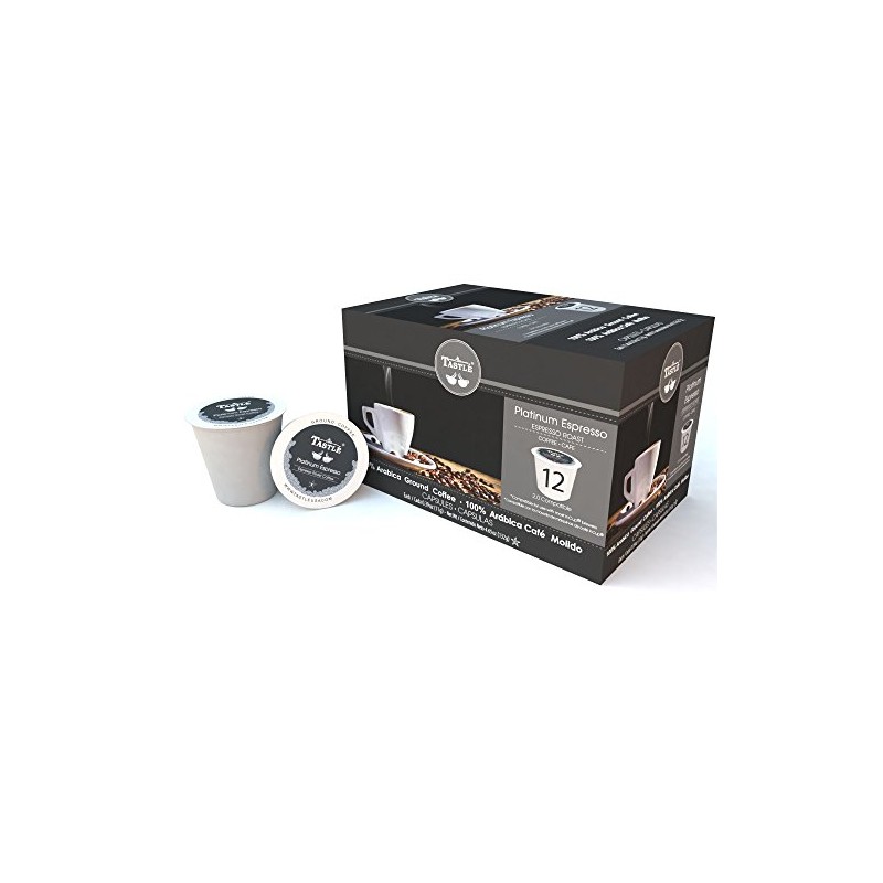 Cafe Tastlé Platinum Espresso Roast Single Serve Coffee, 24Count