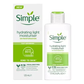 Crema Hidratante Facial Simple 125ml Piel Sensible Vegana