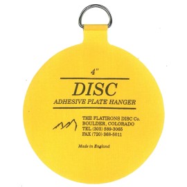 Disc Flatiron Disc Invisible Plate Hanger, 4-Inch