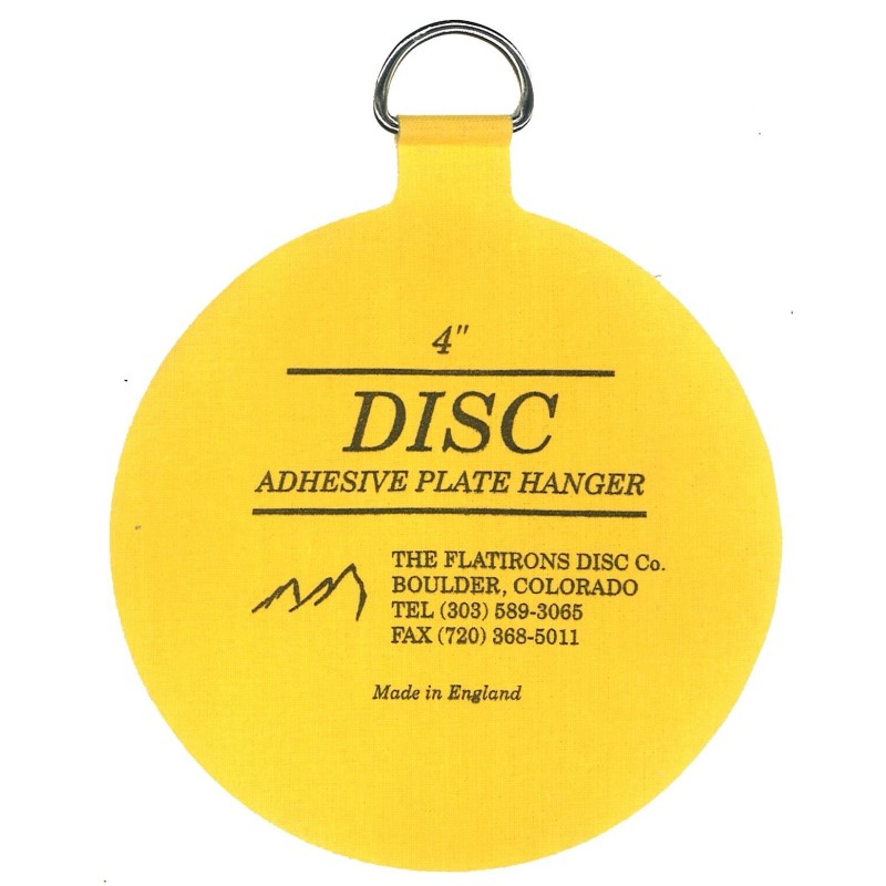 Disc Flatiron Disc Invisible Plate Hanger, 4-Inch