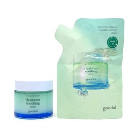 goodall Goodal Houttuynia cordata Hyaluronic Soothing Cream 75ml+75ml / 구달 어성초 히알루론 수딩 크림 75ml+75ml