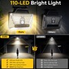 USB & Solar Powered Clip-on Lights, Waterproof 110 LEDs 600