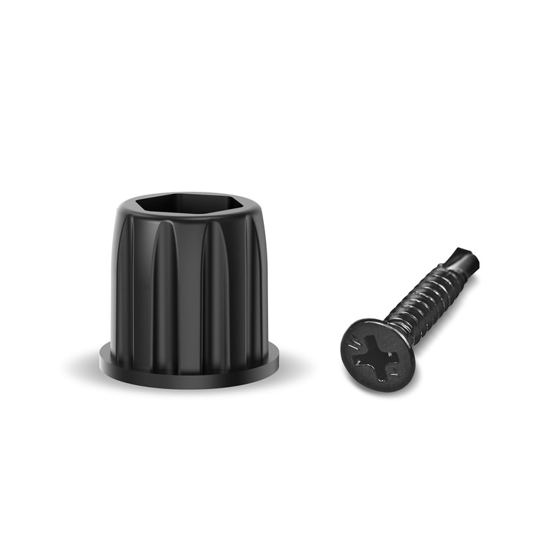 BLIKA 100 Pack Anti-UV Baluster Connectors for 3/4" OD Aluminum