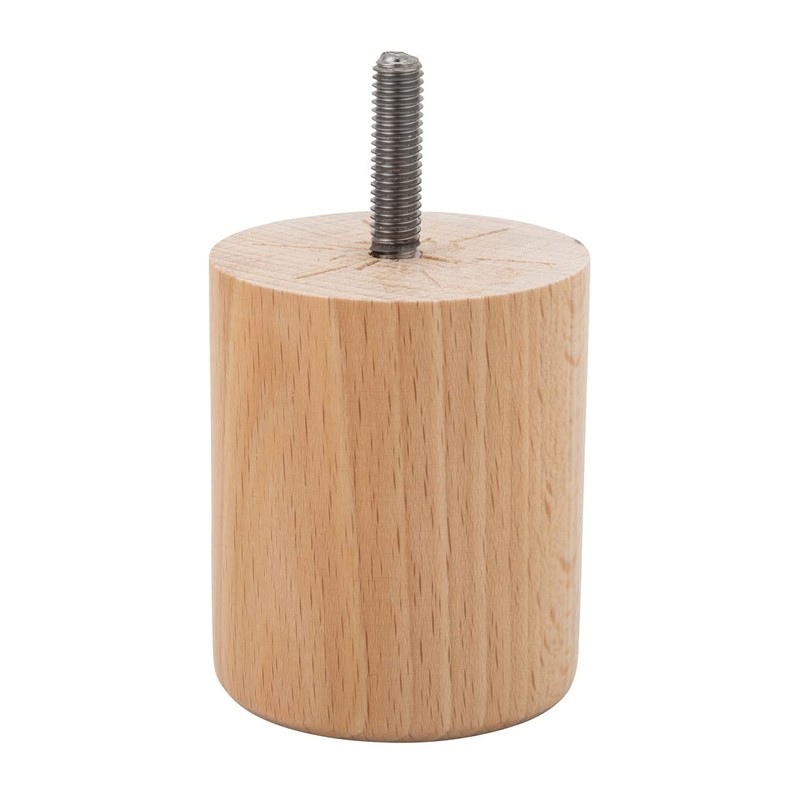 MOLLY MALOU 4 x M8 Wooden Natural Legs with four