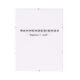 Rahmendesign24 Picture Frame, Frameless, Clip Frame 21 x 29.7 (DIN A4) Picture Holder, Photo Frame, Removable Frame