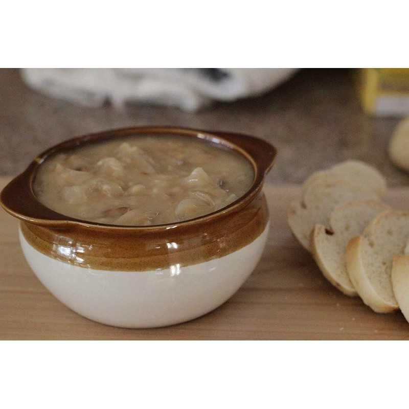 Great Credentials French Soup Crock Bowl, 12 oz, Set of