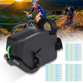 Rigidstone Children's Bicycle Tow Rope with 30 Reflective Stickers for Bicycles, 2.5 m Retractable Parents Child Bicycle Tow Rope, Load Capacity 500 lbs for Children MTB Bike