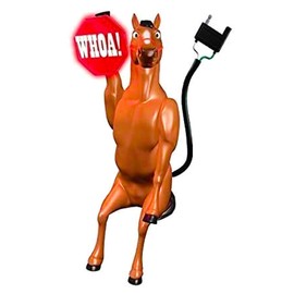 Hitch Critters 1049 Whoa Horsey Moving Ball Hitch Cover and Brake Light