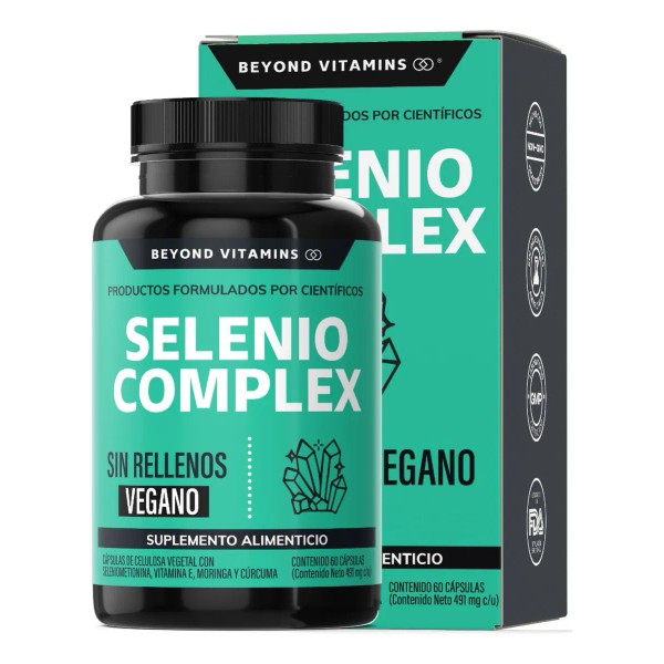 Selenio Seleniometionina 240mcg Con Vitamina E, Moringa Y Raz de