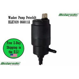 Automann HLK7039 Washer Fluid Pump OE Equivalent to Peterbilt 066011A 357 377 378 +