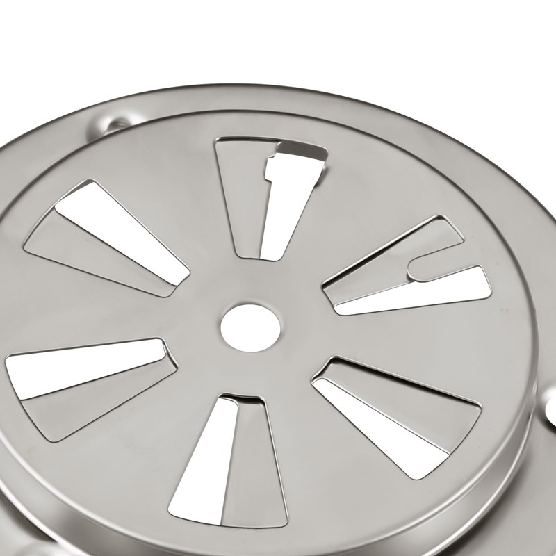 BBQ Smoker Air Vent Set, 2 Pieces Stainless Steel Grill