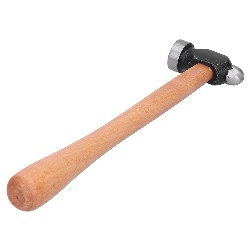 Wood Handle Ball Peen Hammer Household Jewelry Making Processing Round