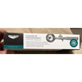 Vollrath Yellow Disher Portion Control Scooper 1 5/8oz Stainless Steel 47144 NEW