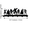HeavenlyKraft Superhero Coat Hook Wall Mounted 6 Hooks, Entryway Organizer,
