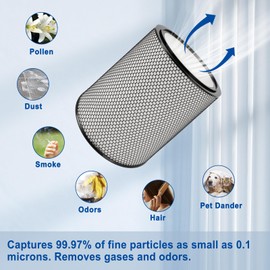 BP03 Replacement Filter for Dyson Purifier, H13 HEPA Filter, Activted Carbon Filter