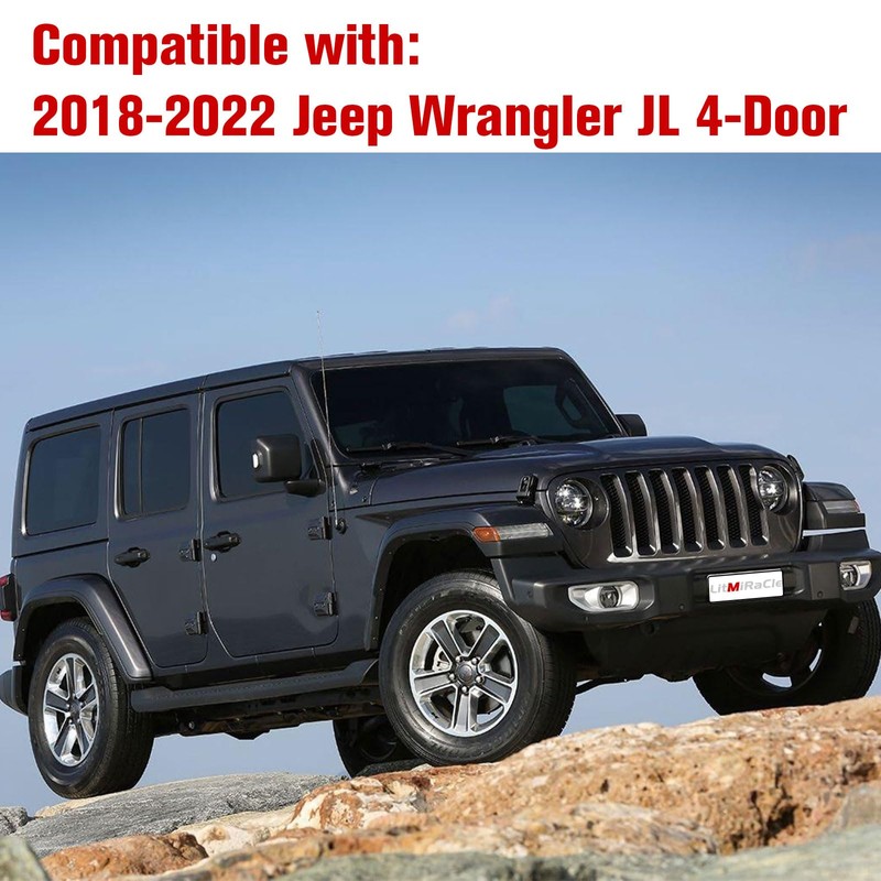 LitMiRaCle Car Door Bowl Scratch Protector for Jeep Wrangler JL,
