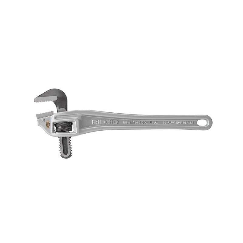 Ridgid 31120 model 14 Aluminum Offset Pipe Wrench, 14" Plumbing