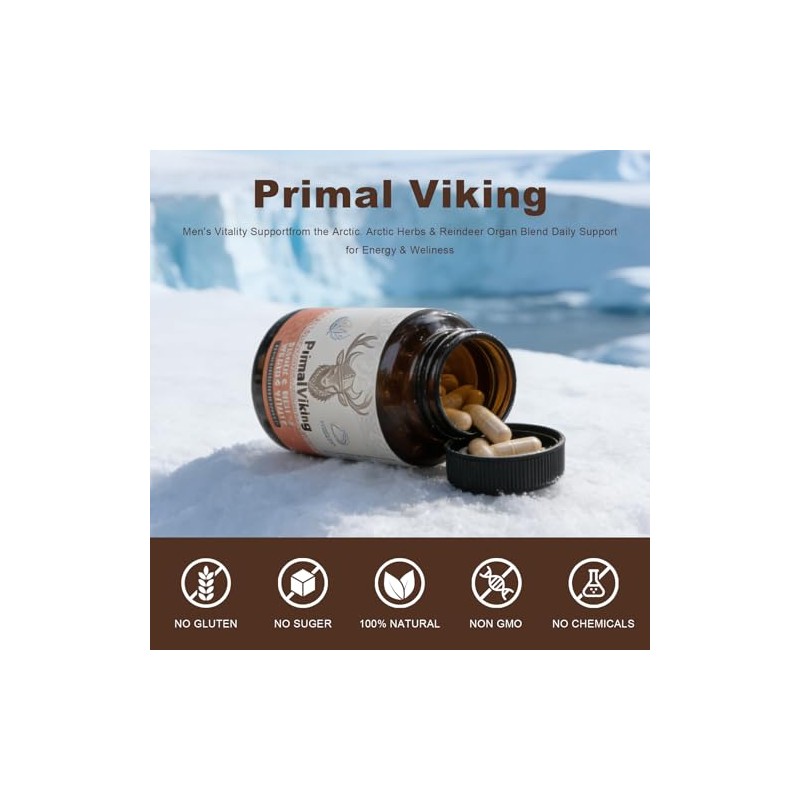 Vitality Supplement – Arctic Herb & Reindeer Organ Blend ，Daily