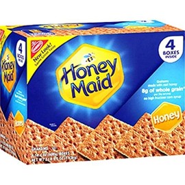 Nabisco Honey Maid Graham Crackers, Honey 4-14.4oz