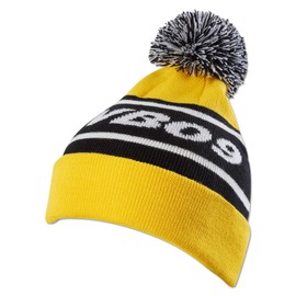 Borussia Dortmund BVB Bobble Hat 09 Yellow Black Horizontal Stripes