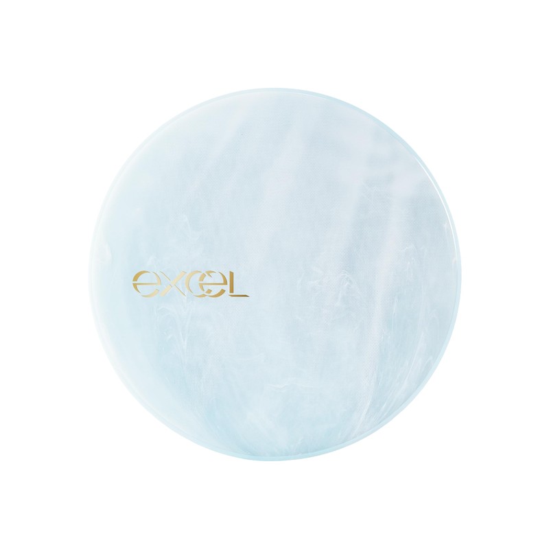 excel Protective UV Retouch Powder with Puff, Clear Beige, Limited