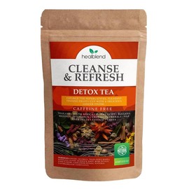 healblend Herbal Detox Tea: Cleanse Tea for Digestive Health, Natural Energy and Refreshing - All Organic Healthy Cleansing Formula, Vegan - 28 Servings