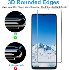 Yunleqin Screen Protector for Blackview A55 (2022) [Pack of 3] Anti-Reflective Matte Anti-Glare High Hardness Protection Against Scratches / Film Screen Protector