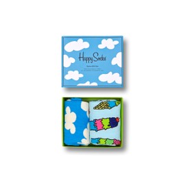 Happy Socks 2-Pack Sunny Day Socks Gift Set, Light Blue