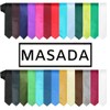 MASADA Mens Tie Handmade & Carefully Crafted 6cm Wide, White