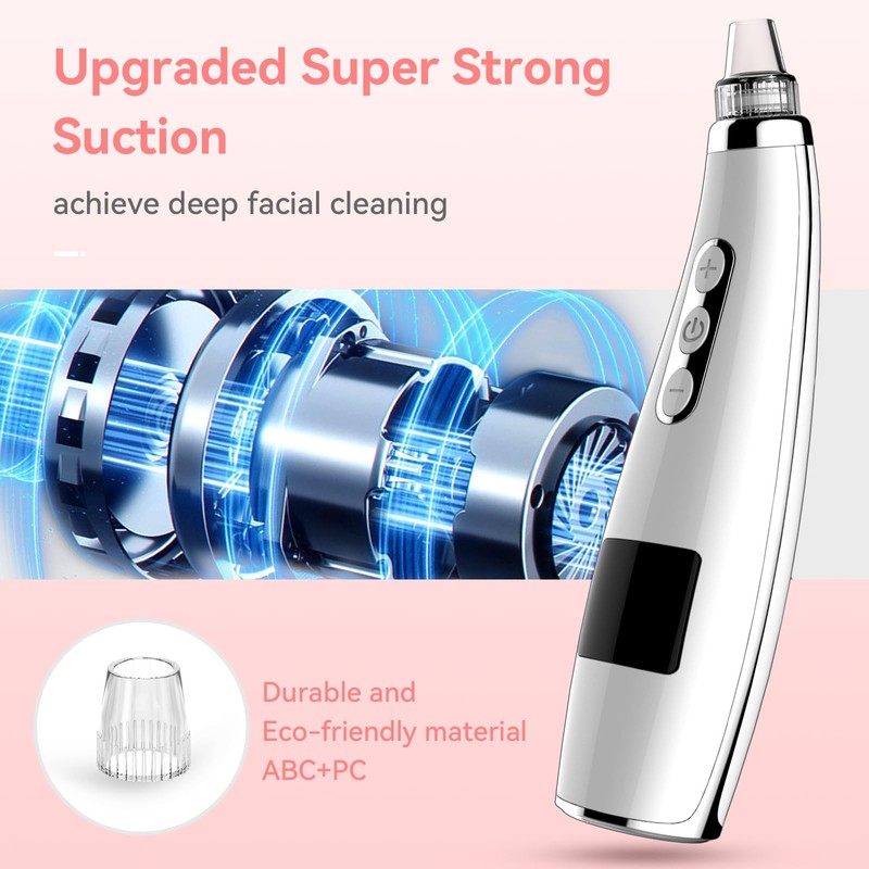 Blackhead Remover Pore Vacuum Upgraded Facial Pore Cleaner Electric Comedone