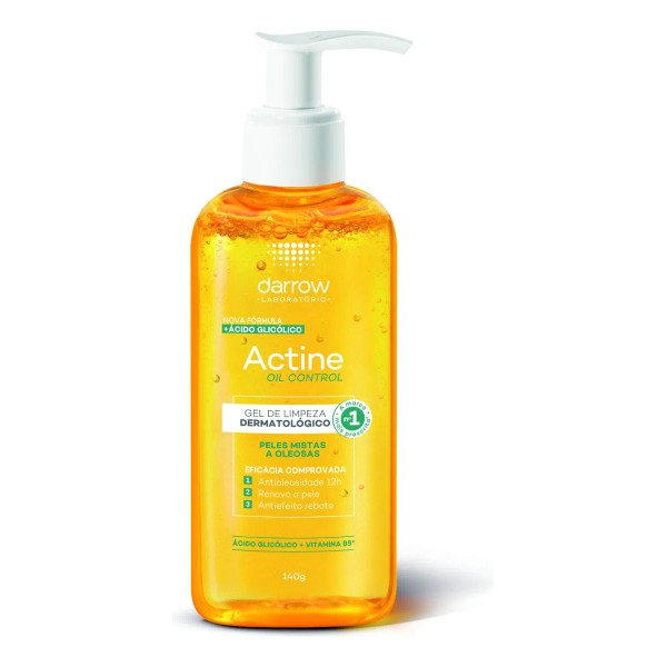 Darrow Actine Oil Gel Limpiador Piel Mixta A Grasa 140gr