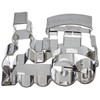 Staedter Locomotive Cookie Cutter, 8 cm, Stainless Steel, 30 x