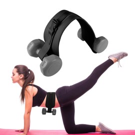 Exercise Hip Thrust Band, Booty Belt, Fully Adjustable Hip Thrust Belt for Dumbell, Kettlebells & Weights, Glute Trainer for Home Workouts with Extra Padding, Booty Builder