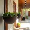 LA JOLIE MUSE Large Hanging Planters - 13 Inch Flower