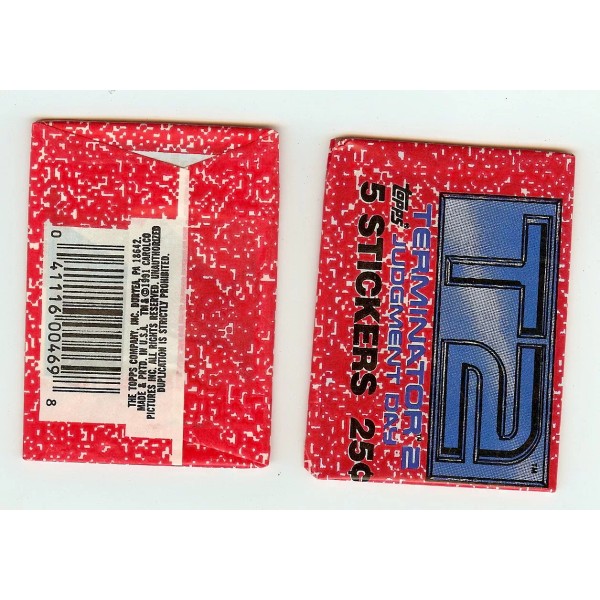1991 topps T2 single Wax Pack