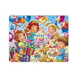 Larsen US40 Celebrating the Birthday Girl, 20 Piece Boxless Tray & Frame Jigsaw Puzzle