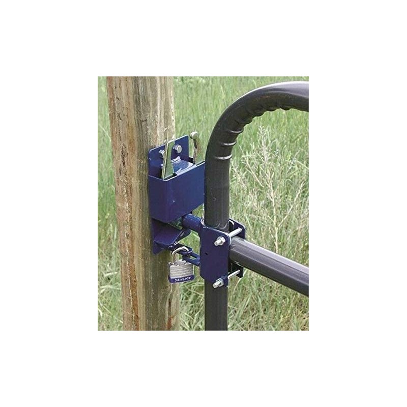 SpeeCo Genuine Two Way Lockable Gate Latch, Blue. Perfect for