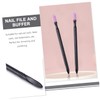 Baluue 10pcs Nail File Nail Care Tools Cuticle Removal Buffing