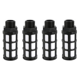8pcs Air Silencer Plastic Exhaust Muffler, 1/2" Air Silencer Plastic Exhaust Muffler Pneumatic, Male Thread Absorb Noise Filter Slip Lock Air Line Silencer