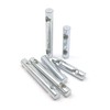 cSeao 6pcs Dual Holes M8 Barrel Nut Cross Dowels Slotted